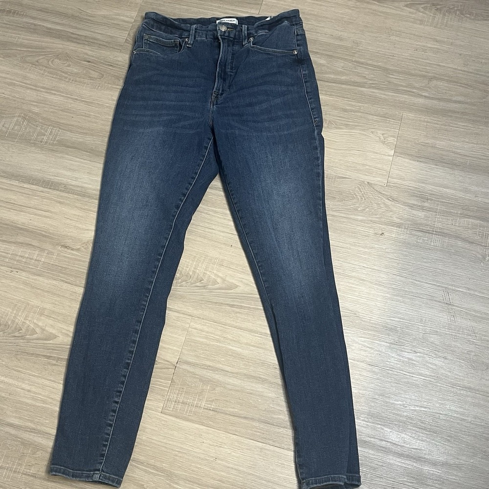 Good American Good Legs Jeans‎ Womens 12/31 Blue High Rise Skinny Stretch Denim - Picture 2 of 10